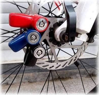 Canopus Motorcycle Bicycle Security Wheel Disc Brake Lock Bike Anti-Theft (Gold)